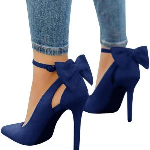 Women's Feather Heels Open Toe Sandal Fluffy Fur High Heel Shoes Ankle Strap Stiletto Pump for Wedding Party Dance Evening