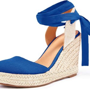 Women's Strappy Lace up Heels Sandals Sexy High Heeled Ankle Strap Summer Dress Shoes